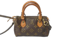 画像をギャラリービューアに読み込む, LOUIS VUITTON ルイヴィトン ミニスピーディ 2WAYハンドバッグ M41534 モノグラム ゴールド金具 良品 中古 63030