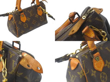 画像をギャラリービューアに読み込む, LOUIS VUITTON ルイヴィトン ミニスピーディ 2WAYハンドバッグ M41534 モノグラム ゴールド金具 良品 中古 63030
