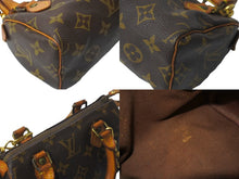 画像をギャラリービューアに読み込む, LOUIS VUITTON ルイヴィトン ミニスピーディ 2WAYハンドバッグ M41534 モノグラム ゴールド金具 良品 中古 63030