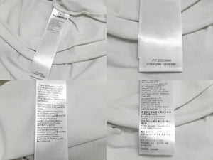 極美品 BALENCIAGA バレンシアガ 23AW BB CORP MEDIUM FIT Tシャツ 23AW クルーネック ホワイト サイズL 612966 TJV87 中古 63043