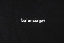 画像をギャラリービューアに読み込む, BALENCIAGA バレンシアガ ジップアップパーカー TS19 482205 TYK30 1000 16AW コットン ブラック シルバー金具 XS 美品 中古 63047