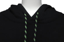 Load image into Gallery viewer, MSGM エムエスジーエム パーカー ブラック ホワイト サイズ L 3140MM182J コットン 美品 中古 63049