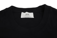 画像をギャラリービューアに読み込む, ami alexandre mattiussi アミアレクサンドレマチウシ クラシックフィット Tシャツ ブラック BFUTS001.724001 美品 中古 63052
