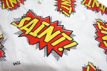 Load image into Gallery viewer, SAINT MICHAEL セントマイケル 	22AW Pajamas Pants Pow ロゴ総柄 パジャマパンツ ホワイト SM-A22-0000-028 美品 中古 63061