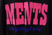 Load image into Gallery viewer, VETEMENTS ヴェトモン 23SS ユーズド加工ロゴエンボスプリントTシャツ 23SS ブラック サイズS UE63TR740B 美品 中古 63075