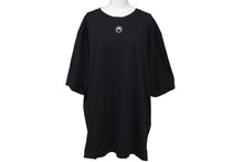 画像をギャラリービューアに読み込む, 極美品 MARINE SERRE マリーンセル Crescent Moon 半袖Ｔシャツ サイズXXL ブラック コットン 刺繍 ブランドロゴ 中古 63084