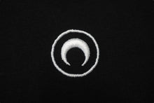 Load image into Gallery viewer, 極美品 MARINE SERRE マリーンセル Crescent Moon 半袖Ｔシャツ サイズXXL ブラック コットン 刺繍 ブランドロゴ 中古 63084