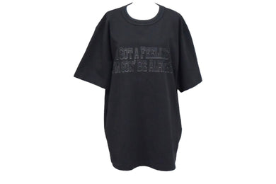 Sacai Madsaki サカイ マッドサキ 半袖Ｔシャツ 23-0527S トップス カットソー コットン ブラック 美品 中古 63091