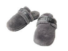 画像をギャラリービューアに読み込む, UGG アグ サンダル ヴァンプストラップ メンズ グレー ロゴ F19821A JP靴サイズ30 ポリエステル 靴 ルームスリッパ 室内 室外 中古 63093