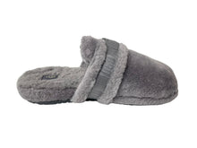 画像をギャラリービューアに読み込む, UGG アグ サンダル ヴァンプストラップ メンズ グレー ロゴ F19821A JP靴サイズ30 ポリエステル 靴 ルームスリッパ 室内 室外 中古 63093