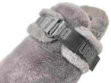 画像をギャラリービューアに読み込む, UGG アグ サンダル ヴァンプストラップ メンズ グレー ロゴ F19821A JP靴サイズ30 ポリエステル 靴 ルームスリッパ 室内 室外 中古 63093