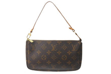 Load image into Gallery viewer, LOUIS VUITTON ルイヴィトン モノグラム アクセサリーポーチ ポシェットアクセソワール M51980 ブラウン 美品 中古 63107