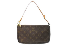 Load image into Gallery viewer, LOUIS VUITTON ルイヴィトン モノグラム アクセサリーポーチ ポシェットアクセソワール M51980 ブラウン 美品 中古 63111