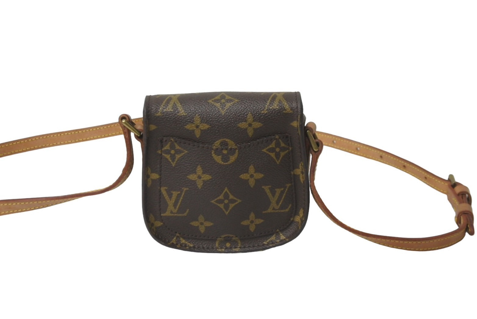 LOUIS VUITTON ルイ ヴィトン モノグラム ミニミニサンクルー ショルダーバッグ ポシェット M51245 ゴールド金具 美品 中古  63114 – Casanova Vintage