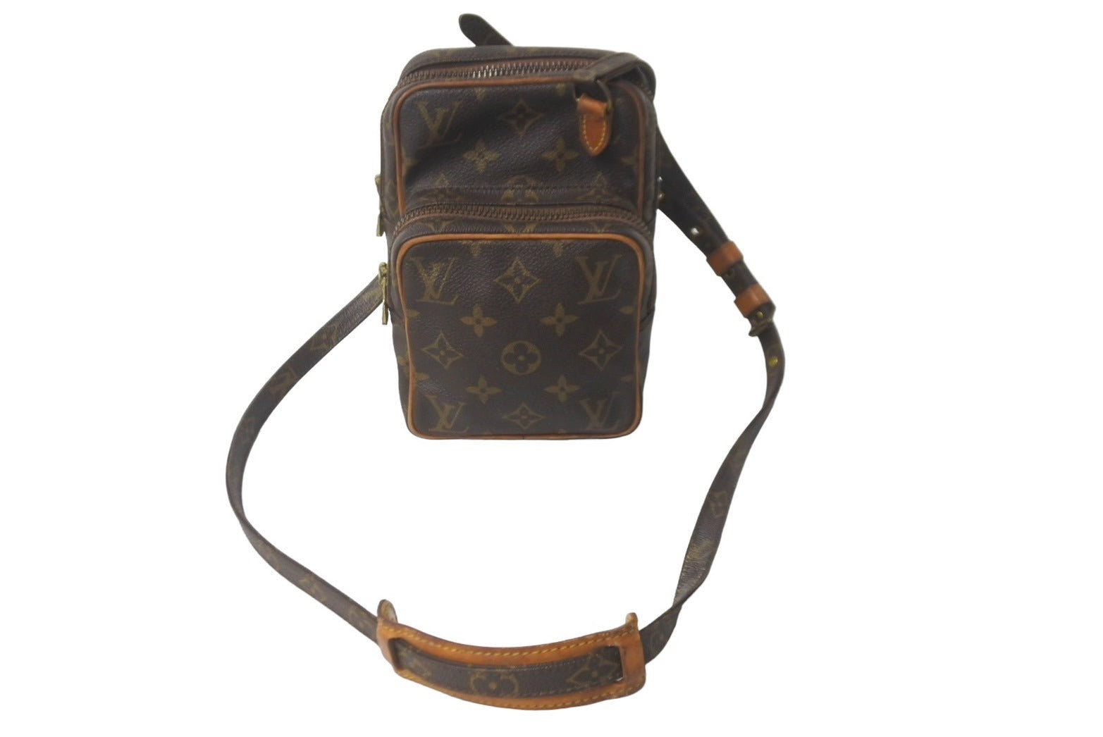 LOUIS VUITTON ルイヴィトン モノグラム ミニアマゾン ショルダーバッグ M45238 キャンバス ブラウン 中古 63115 –  Casanova Vintage