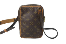 画像をギャラリービューアに読み込む, LOUIS VUITTON ルイヴィトン モノグラム ミニアマゾン ショルダーバッグ M45238 キャンバス ブラウン 美品 中古 63116