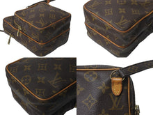 画像をギャラリービューアに読み込む, LOUIS VUITTON ルイヴィトン モノグラム ミニアマゾン ショルダーバッグ M45238 キャンバス ブラウン 美品 中古 63116