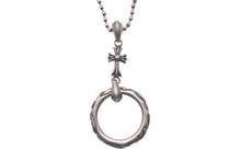 画像をギャラリービューアに読み込む, CHROME HEARTS クロムハーツ ネックレス サングラスホルダー アイウェアループ スクロールバンド ベイビーファット シルバー925 美品 中古 63125
