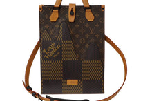 画像をギャラリービューアに読み込む, 新品同様 LOUIS VUITTON ルイヴィトン NIGO ダミエ ジャイアント LVスクエアード N40355 ミニトート 2020AW ブラウン 中古 63131