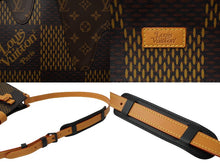 画像をギャラリービューアに読み込む, 新品同様 LOUIS VUITTON ルイヴィトン NIGO ダミエ ジャイアント LVスクエアード N40355 ミニトート 2020AW ブラウン 中古 63131