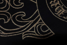 画像をギャラリービューアに読み込む, CHROME HEARTS クロムハーツ アームクロス デザイン Vネック 長袖Ｔシャツ ブラック ロゴ サイズS 美品 中古 63133