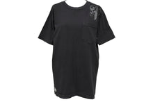 画像をギャラリービューアに読み込む, CHROME HEARTS クロムハーツ 半袖Ｔシャツ サイズS セメタリークロス プリント コットン ブラック 良品 中古 63134