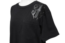 画像をギャラリービューアに読み込む, CHROME HEARTS クロムハーツ 半袖Ｔシャツ サイズS セメタリークロス プリント コットン ブラック 良品 中古 63134