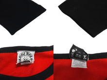 画像をギャラリービューアに読み込む, 極美品 CHROME HEARTS クロムハーツ ヴァインダガー プリント ラグラン カットソー レッド ブラック ONE SIZE 中古 63135