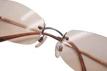 画像をギャラリービューアに読み込む, 極美品 CHANEL シャネル リムレスサングラス 4002 c.116/75 ココマーク ブラウン サイズ57▫︎19 130 中古 63142