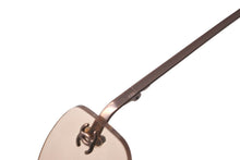 画像をギャラリービューアに読み込む, 極美品 CHANEL シャネル リムレスサングラス 4002 c.116/75 ココマーク ブラウン サイズ57▫︎19 130 中古 63142