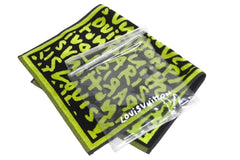 Very Good Condition LOUIS VUITTON Graffiti Sports Towel Green Used 63146
