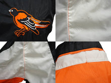 Load image into Gallery viewer, BALTIMORE ORIOLES ボルティモア オリオールズ ジャケット ナイロン ポリエステル ブラック ホワイト オレンジ L 美品 中古 63163