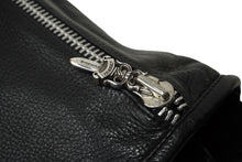 画像をギャラリービューアに読み込む, 極美品 新型 CHROME HEARTS クロムハーツ タイニー ソフトショルダーバッグ ダガーファスナー ブラック 中古 63168