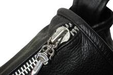 画像をギャラリービューアに読み込む, 極美品 新型 CHROME HEARTS クロムハーツ タイニー ソフトショルダーバッグ ダガーファスナー ブラック 中古 63168