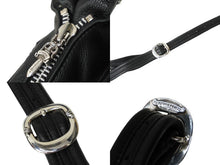 画像をギャラリービューアに読み込む, 極美品 新型 CHROME HEARTS クロムハーツ タイニー ソフトショルダーバッグ ダガーファスナー ブラック 中古 63168