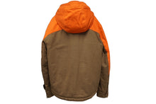 画像をギャラリービューアに読み込む, LOUIS VUITON ルイヴィトン 23SS フーデッドパデッドデニムジャケットブルゾン ブラウン×オレンジ HOA22WG98 ブラウン 美品 中古 63174