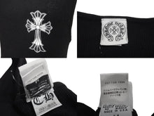 画像をギャラリービューアに読み込む, CHROME HEARTS クロムハーツ タンクトップ ノースリーブ サイズM ブラック CH クロス コットン 美品 中古 63184