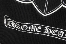 画像をギャラリービューアに読み込む, CHROME HEARTS クロムハーツ タンクトップ ノースリーブ サイズM ブラック CH クロス コットン 美品 中古 63184