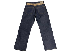 極美品 GUCCI×PALACE グッチ ×パレス GG-P Pattern Baggy Jeans GGスプリームキャンバス 723927 XDCAP サイズ30 ブルー 中古 63191