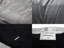 画像をギャラリービューアに読み込む, CHANEL シャネル ココマーク 長袖Tシャツ オールインワン セットアップ P43485K04412 AW002 グレー シルバー金具 美品 中古 63194