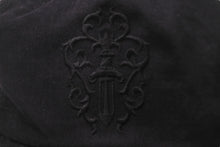 画像をギャラリービューアに読み込む, CHROME HEARTS クロムハーツ スナップバック キャップ ヴィンテージ ブラック コットン シルバー925 刺繍 美品 中古 63198