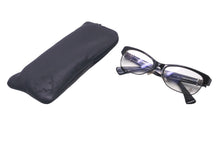 Load image into Gallery viewer, CHROME HEARTS クロムハーツ LOVE GLOVE BSフレア ブラック プラスチック シルバー925 サイズ54▫︎17 メガネ 136 美品 中古 63202
