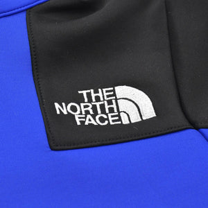 極美品 THE NORTH FACE ザノースフェイス トラックジャケットジャージ キッズ NTJ62011 コットン ブルー ブラック 中古 4a006321