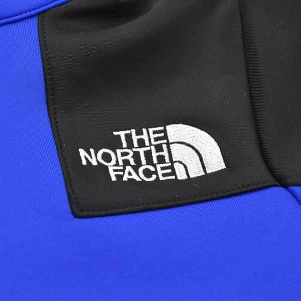 極美品 THE NORTH FACE ザノースフェイス トラックジャケットジャージ キッズ NTJ62011 コットン ブルー ブラック 中古 4a006321
