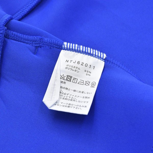 極美品 THE NORTH FACE ザノースフェイス トラックジャケットジャージ キッズ NTJ62011 コットン ブルー ブラック 中古 4a006321