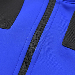 極美品 THE NORTH FACE ザノースフェイス トラックジャケットジャージ キッズ NTJ62011 コットン ブルー ブラック 中古 4a006321