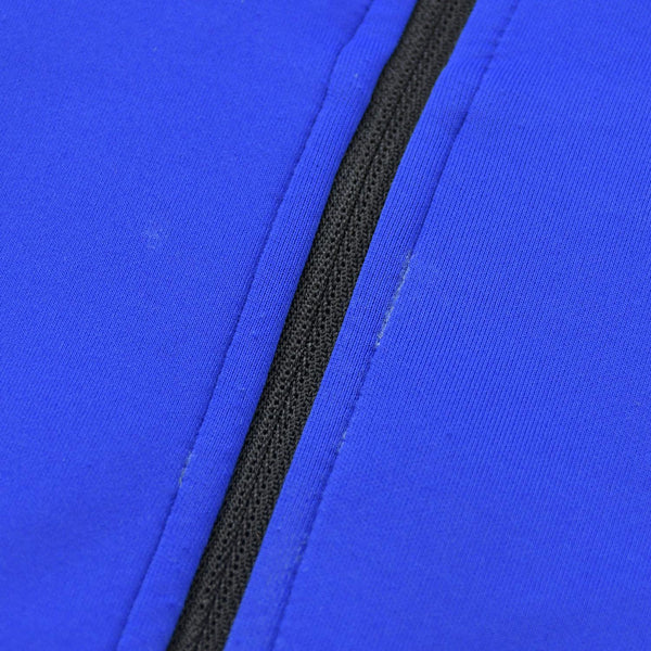 極美品 THE NORTH FACE ザノースフェイス トラックジャケットジャージ キッズ NTJ62011 コットン ブルー ブラック 中古 4a006321