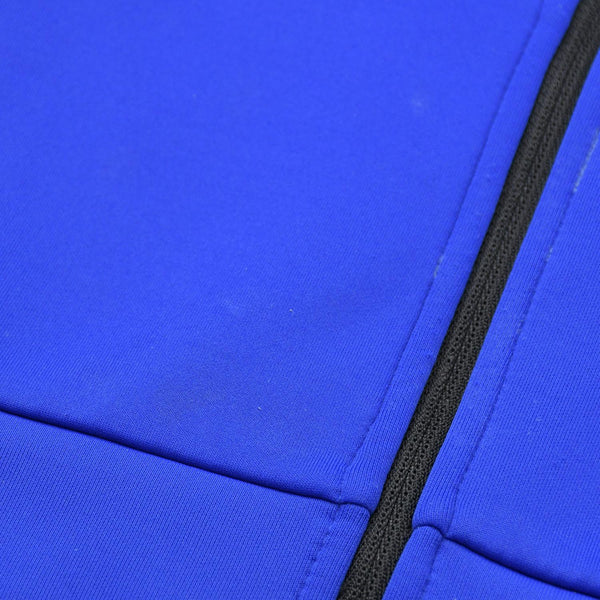 極美品 THE NORTH FACE ザノースフェイス トラックジャケットジャージ キッズ NTJ62011 コットン ブルー ブラック 中古 4a006321