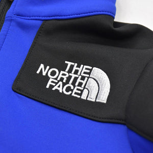 極美品 THE NORTH FACE ザノースフェイス トラックジャケットジャージ キッズ NTJ62011 コットン ブルー ブラック 中古 4a006321