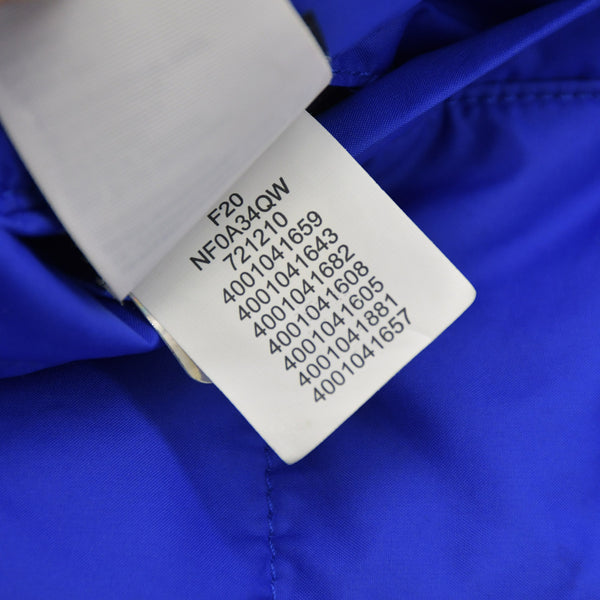 極美品 THE NORTH FACE ザノースフェイス フード付きダウンジャケット ベトナム製 ポリエステル ブラック ブルー サイズ3T/3B 中古 4a006322